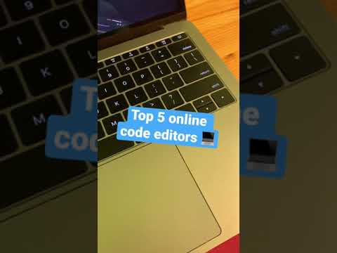 Top 5 online code editors💻 #coding #ide #code #shorts