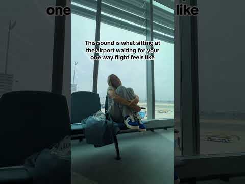 What sitting in the airport feels like: