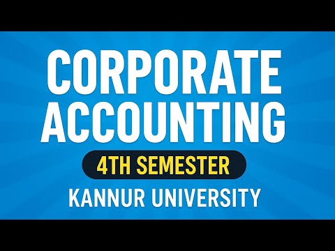 Internal & External reconstruction - #corporateaccounting (4th Semester, Kannur University)