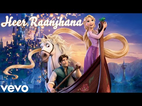 Heer Raanjhana Animated Version | Arijit Singh | Bachchan Pandey | Repunzel Cartoon || TOONS STATION