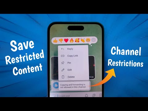 Telegram Save Restricted Content | How to Forward Restricted Content On Telegram | TrickyAbhi 🔥