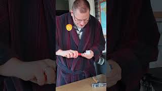 🪥💔🛠️🚗🤯 #marriedlife #toothpastehack #husbandlogic #funnycouple #relatablethings