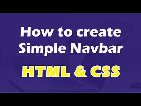How to create simple Navbar || HTML and CSS || LogTechy