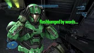 Flashbanged by words