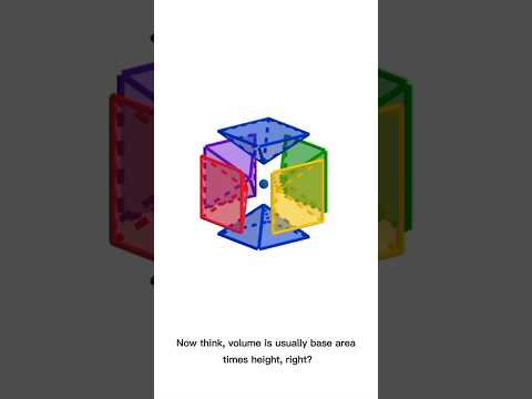 Pyramid volume Visual math: Can you figure out the pyramid’s volume?"