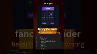 Ultimate Modern Calendar Design 2024 | HTML, CSS & JavaScript Tutorial (Dark UI + Animations!)