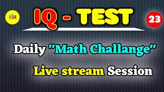 math most brilliant question || math challange mcq || math puzzle question #mathchallange​​ #live💡