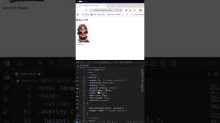 13/100   Before CSS vs After CSS | HTML CSS JS Animation and Effects #css #webdevelopment