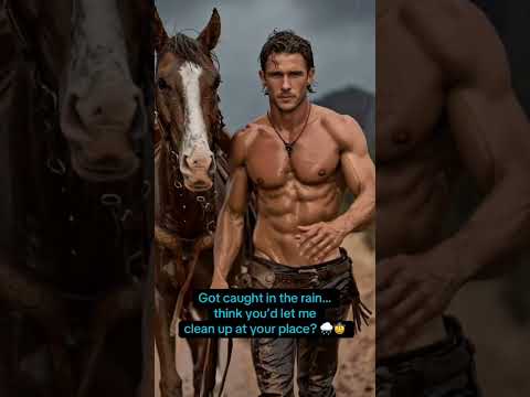 Cowboy and his Horse Caught in the Rain 🤠💦