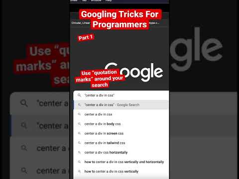 Googling Tricks For Programmers | Part 1 #programming #coding