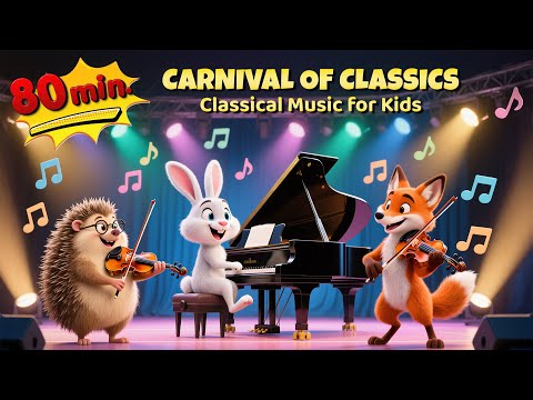 80 Minutes of Continuous Classical Music; Magical Kids’ Orchestra of Timeless Classical Masterpieces