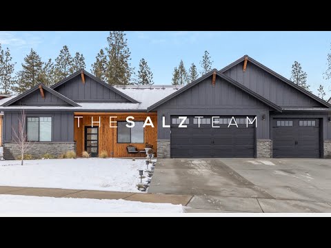 A $700,000 Black and White Dream in Chattaroy, Washington!!