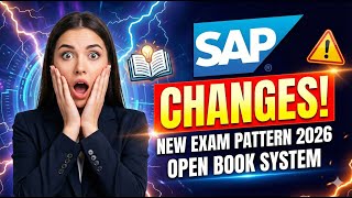 SAP Certification 2026 Exam Pattern Changed | New Open Book System Explained