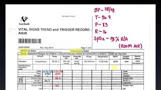 Vital Signs Documentation