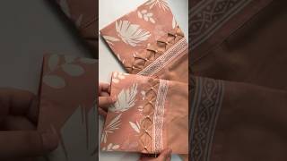 Lace Wala Look Without Lace! Trouser Design Ki Secret Trick 2025 #shorts