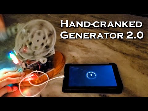 32 Volt Hand-cranked Generator