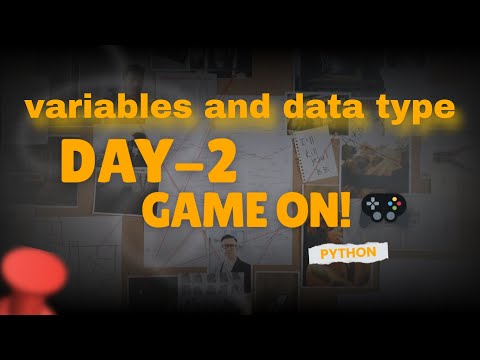 Python Day 2: Variables & Data Types Made Super Easy for Beginners!