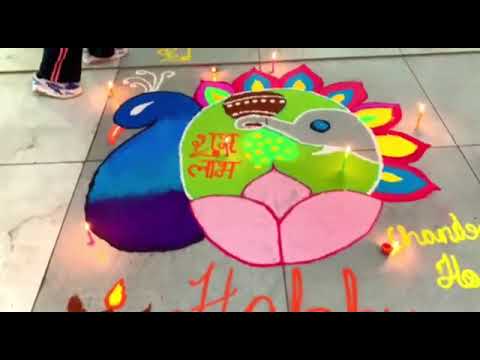 Rangoli Making on the occasion of Deepawali celebration by JPS Academy Students