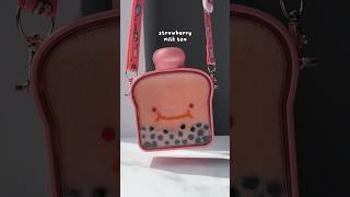 Making Strawberry Milk Tea with Boba 🍓🧋