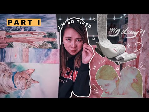 art student reviews a semester of work  (PART I)
