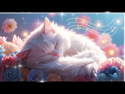 Peaceful Sleep  In  Minutes, Fall Asleep Fast ✨🌙 Cat calming music - No More Insomnia