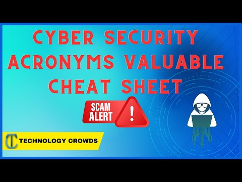 Cyber Security acronyms valuable cheat sheet ♨