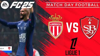 Ligue 1 Drama: Monaco Battles Brest in EA FC 25! ⚡⚽