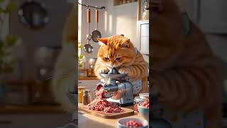 Cat Meets White Dragon – An Unlikely Friendship!" #animalvideos #catcontent #cateating