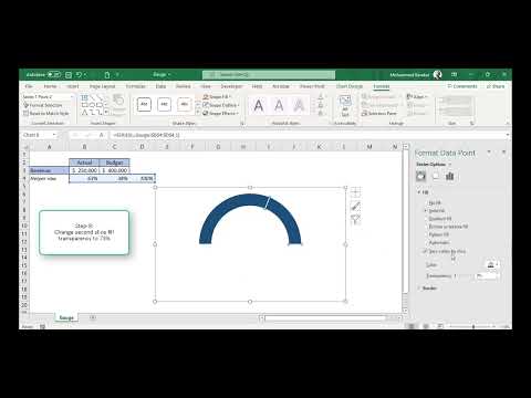 Building Gauge Visualization in Excel