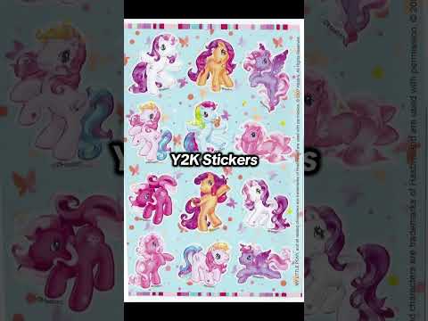 ✨ Y2K Stickers ✨#nostalgia #y2k #nostalgiacore #neopets #bratz #hellokitty #barbie