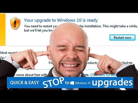 HOW TO - Stop Windows 10 Upgrade - Quick and Easy