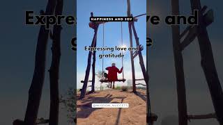 How does expressing love and gratitude enhance our happiness?