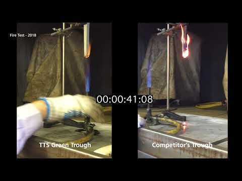 Trough-Tec Systems (TTS) - Green Trough Fire Test