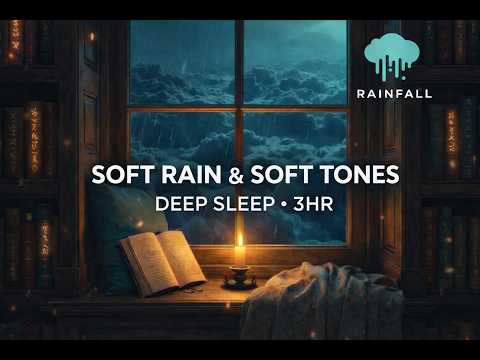 Ancient Sky Library ☁️ Soft Rain for Deep Sleep & Healing (3 Hours)