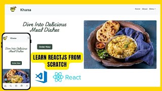 How to Build a Responsive Website with React JS for Beginners | Full Tutorial (2025)