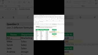 Excel Interview Questions & Answers| #excelinterview #excelformulas #excel