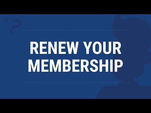 Renew Your Membership