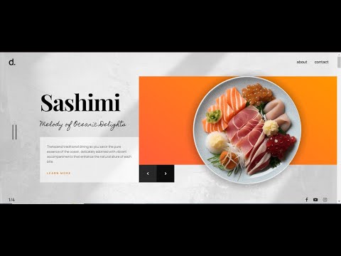 Food Presentation Slider