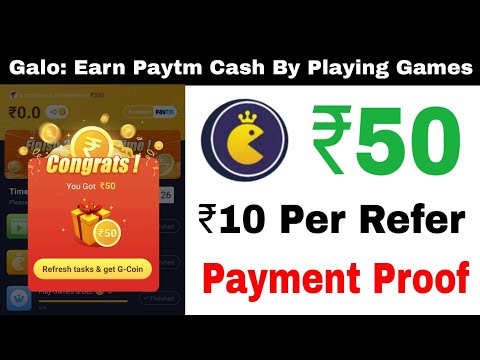 Galo App Se Paise Kaise Kamaye | Galo App Referral Code | Galo App Payment Proof | Play Games Earn