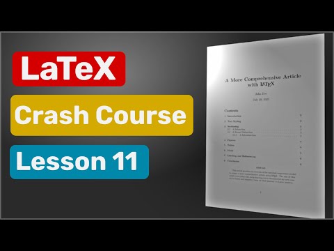 Sections in LaTeX