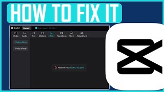 How to Fix CapCut Network Error on PC - Full Guide (2025)