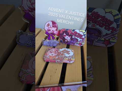 ADVENT X JUSTICE 2025 VALENTINES MERCH! #hololive #holoadvent #holojustice