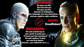 Prometheus: COMPLETE Deleted Scene: The Engineer's FULL Monologue Conversation with David