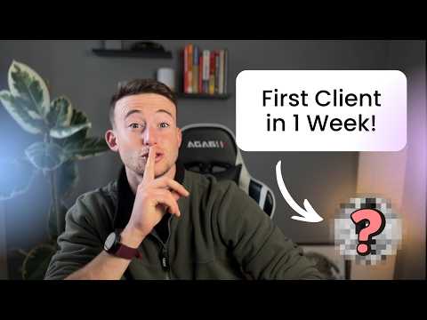 How to land your FIRST Web Design Client In 1 Week (EASY)