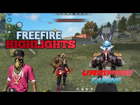 Freefire kills highlights || VAMPIRE GAMING🖤