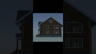 Log Cabin 3D model. Modeled in Blender. #house3dmodel #blender3dmodeling  #blenderrender3d #viral