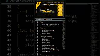 create a web design with CSS HTML | codingsai #csstutorial #shorts