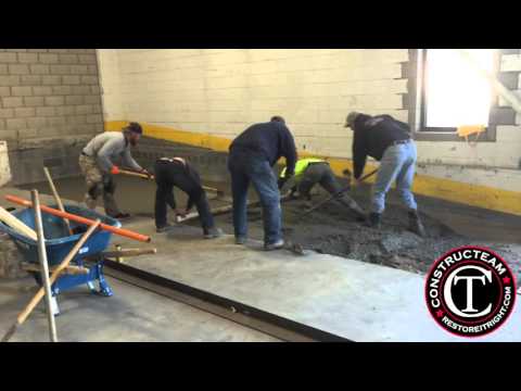 Constructeam Leveling A New Concrete Ramp