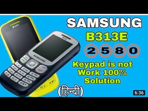 Samsung b313e keypad ic jumper//Samsung b313e menu key not working