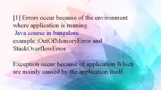 advanced java training in bangalore